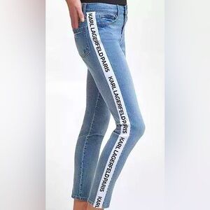 Karl Lagerfeld Women's Blue Jeans 4